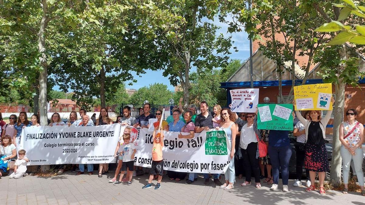 Desde Leganemos han apoyado a las familias en su reivindicación ante el DAT Sur 