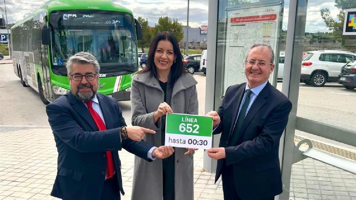 Los autobuses de esta línea terminarán el servicio a las 00:30 horas 