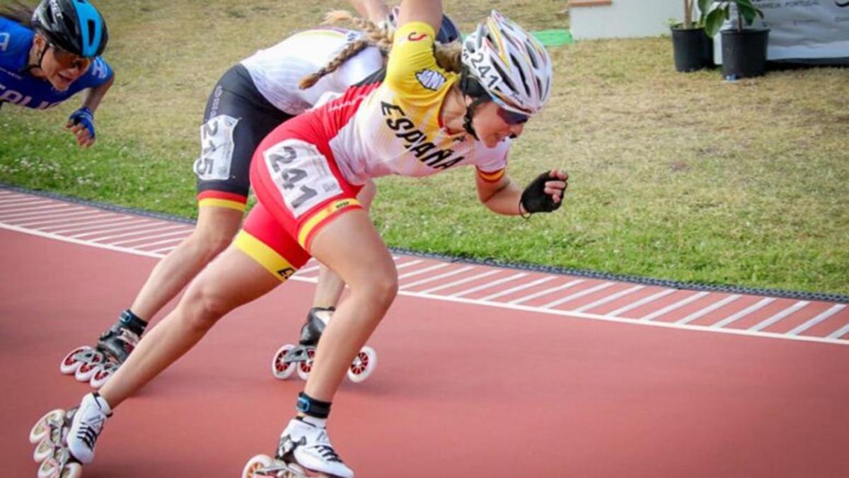 La patinadora del Club Municipal Patinaje Arganda consiguió el bronce en el Campeonato de Europa de Patinaje de Velocidad
