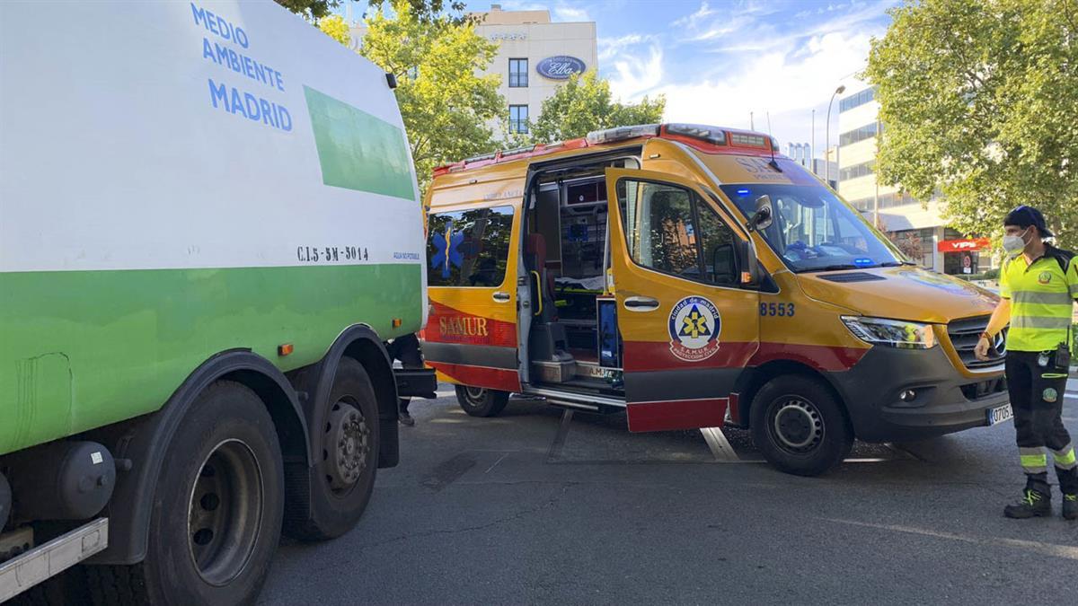 La mujer, de 87 años, ha necesitado un torniquete en la pierna