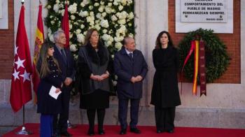 La víctima Vera de Benito y la cantante Diana Navarro han participado en el homenaje del 11-M