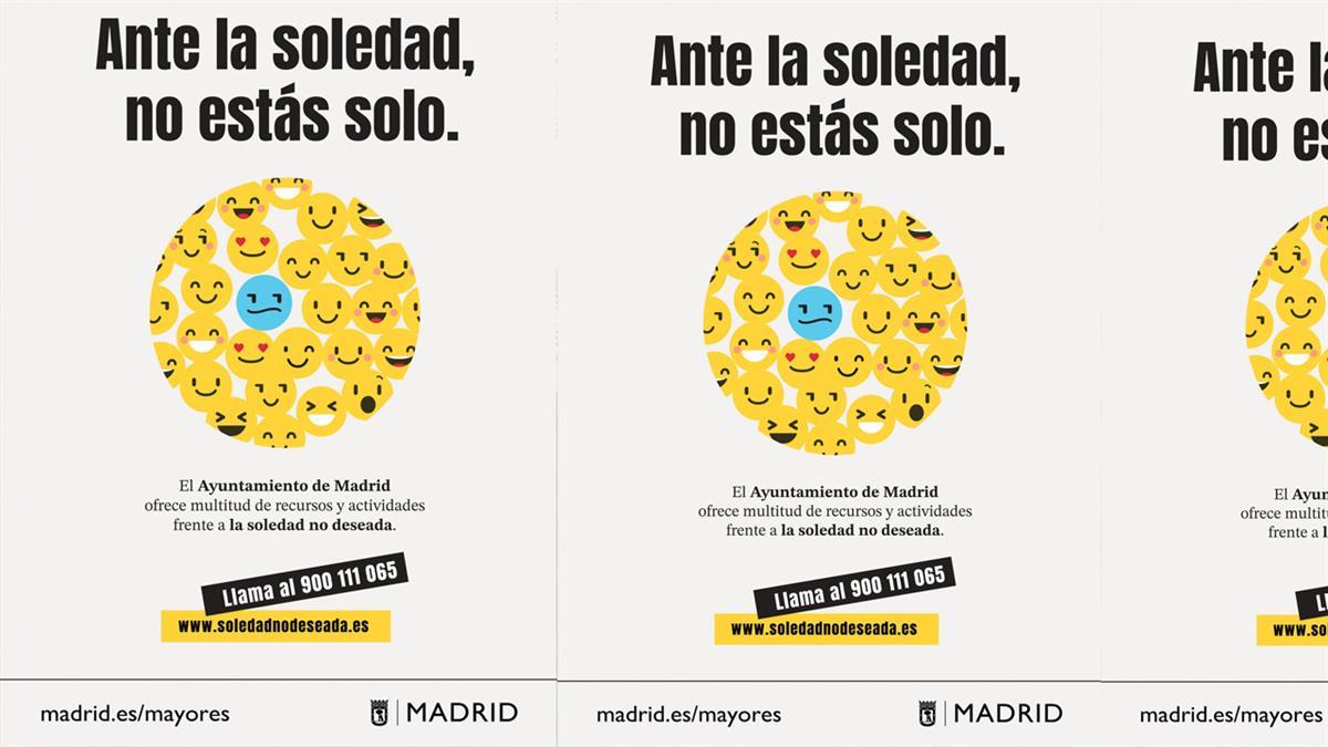 Con el lema ‘Ante la soledad, no estás solo’, el Consistorio busca acercar a la ciudadanía los recursos municipales para combatir este sentimiento
