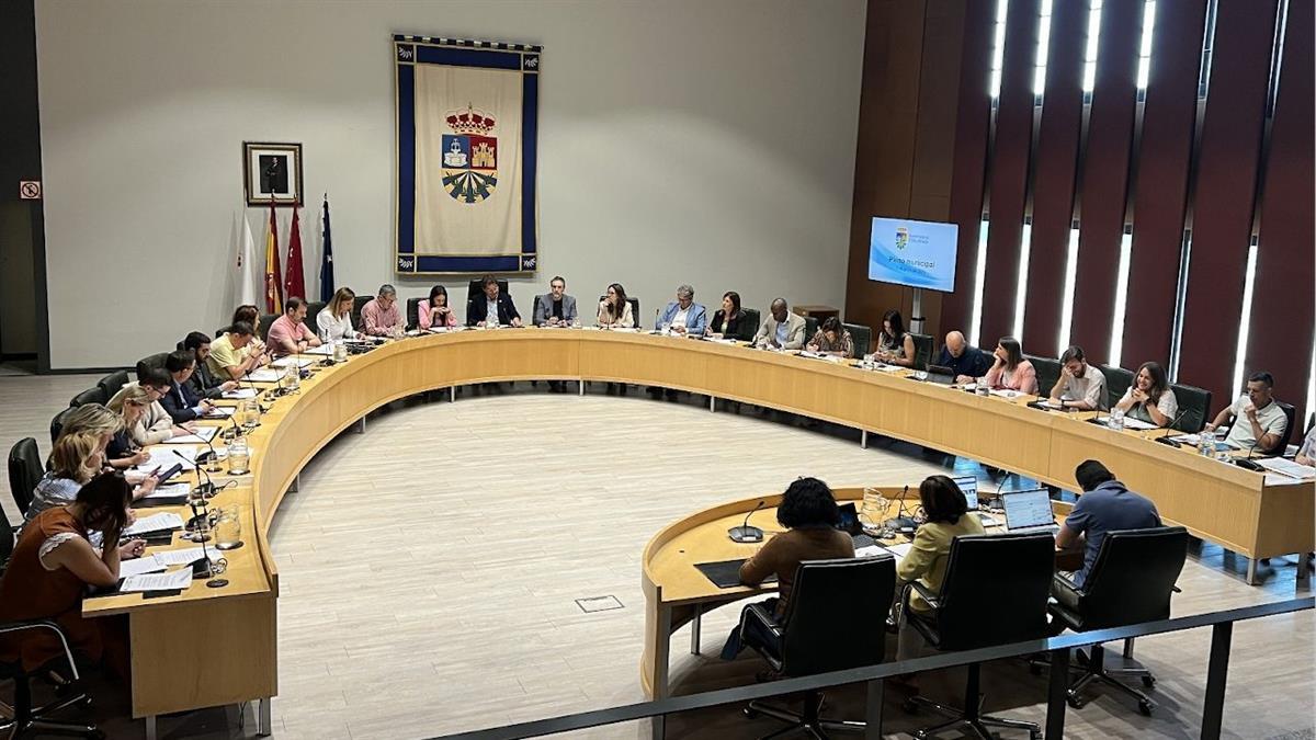 Los votos del Grupo Municipal Socialista permiten aprobar la moción presentada en la sesión plenaria de julio