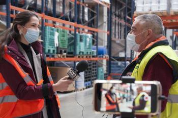 Hoy en Televisión de Madrid hablamos con Antonio Díaz, Delegado del Banco de Alimentos del Corredor del Henares