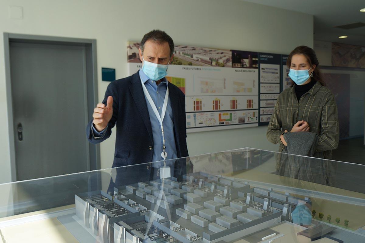 El jefe de Ingeniería de Nabiax nos enseña el Data Center de la empresa en Alcalá