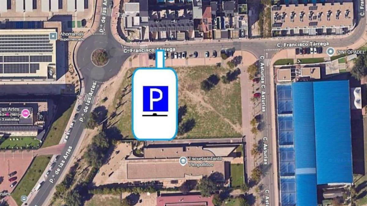 En la zona municipal próxima a las obras de la estación de La Tenería II y el Puente Isaac Albéniz 