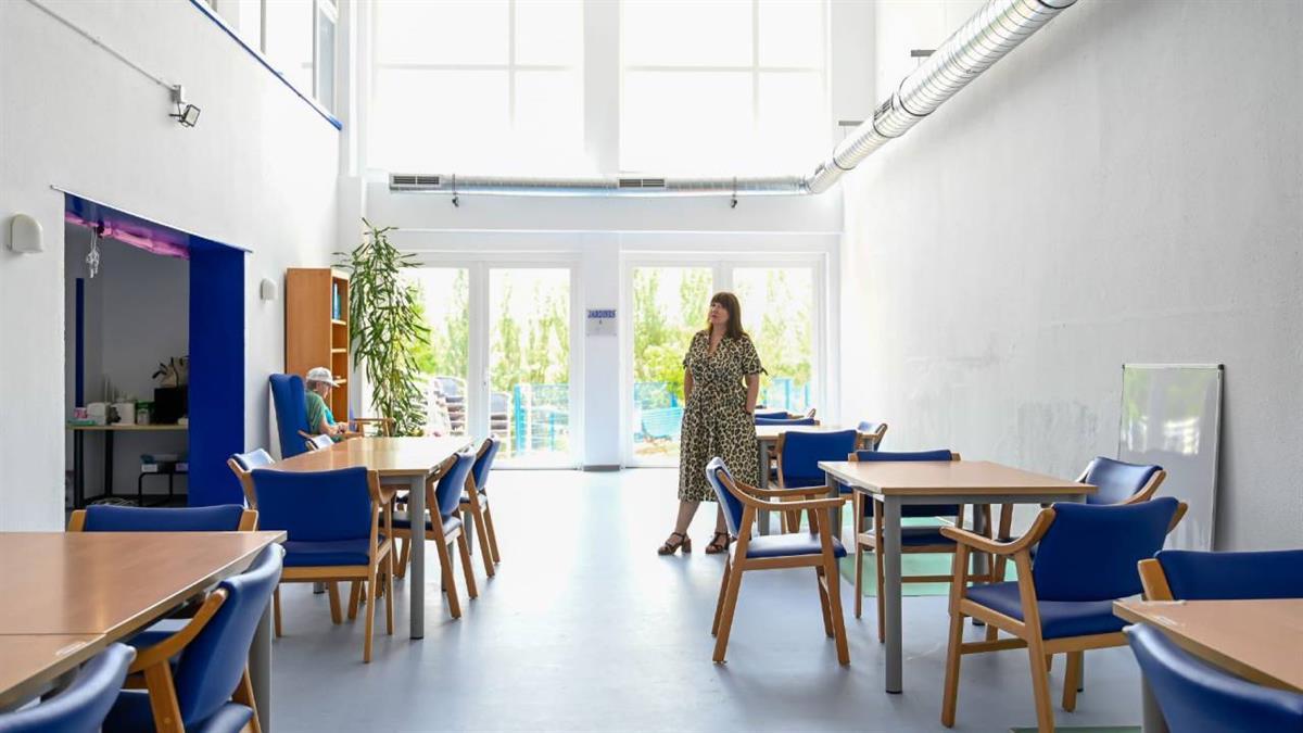 Se ha dotado a este nuevo espacio de toldos exteriores y de un sistema de climatización eficiente