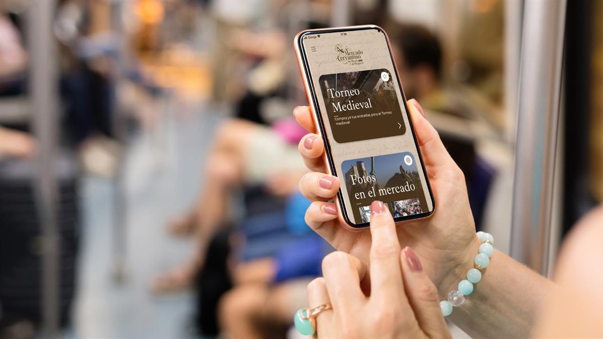 No te pierdas detalle de todo lo que pasa en el Mercado del Quijote con la aplicación móvil