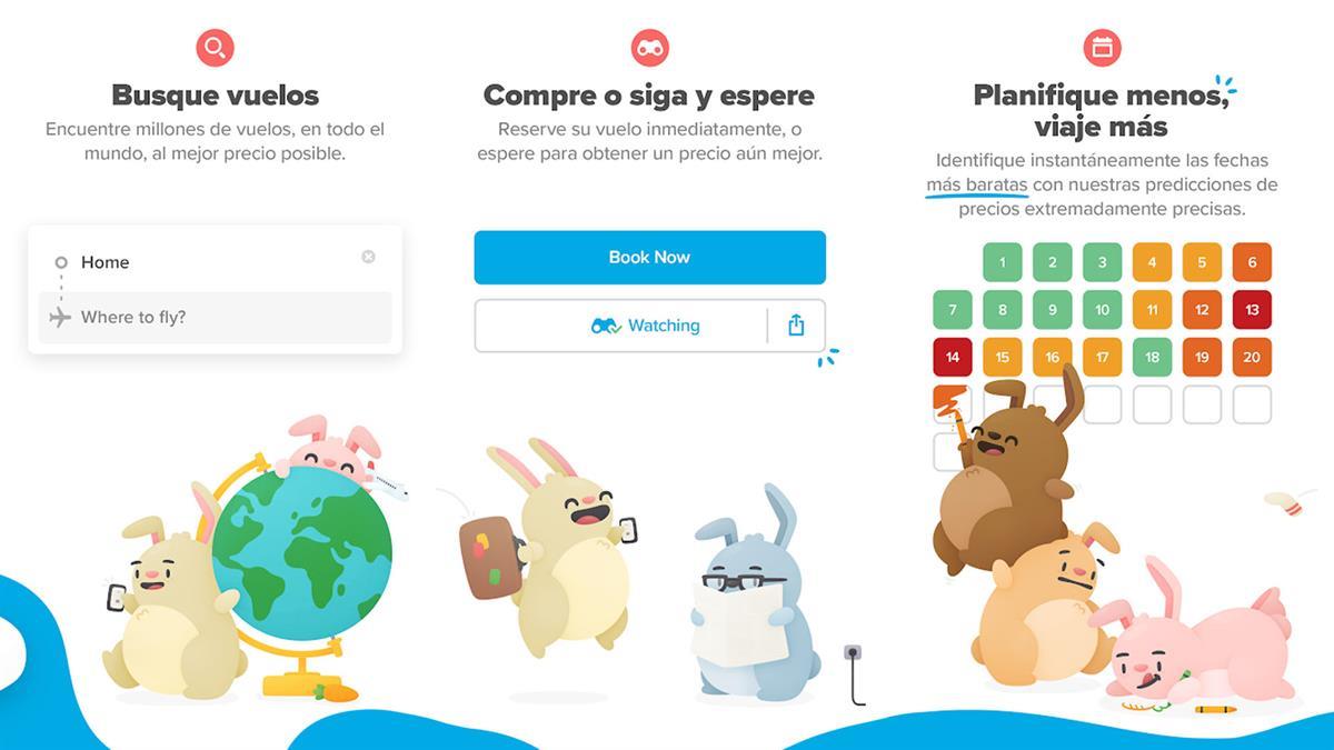 La app establece calendarios con las mejores fechas según tus preferencias