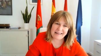 Natalia de Andrés ha anunciado la modificación de la RTP en la rueda de prensa de esta mañana 