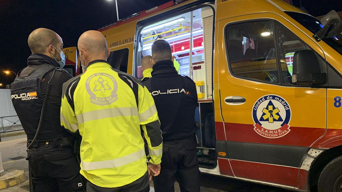 Las tres víctimas han sido trasladadas al Hospital Doce de Octubre