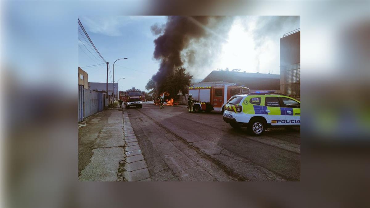 El incendio no causa daños personales