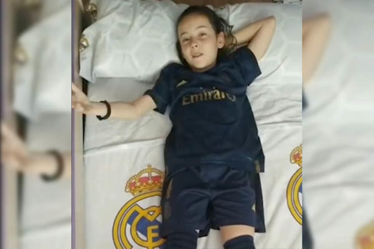 A ritmo de rap Ariadne ha expresado como pasa una Madridista el confinamiento 