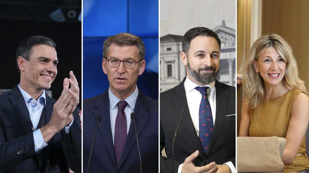 Las cuatro principales fuerzas políticas arrancan desde diferentes puntos del país