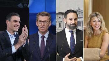 Las cuatro principales fuerzas políticas arrancan desde diferentes puntos del país