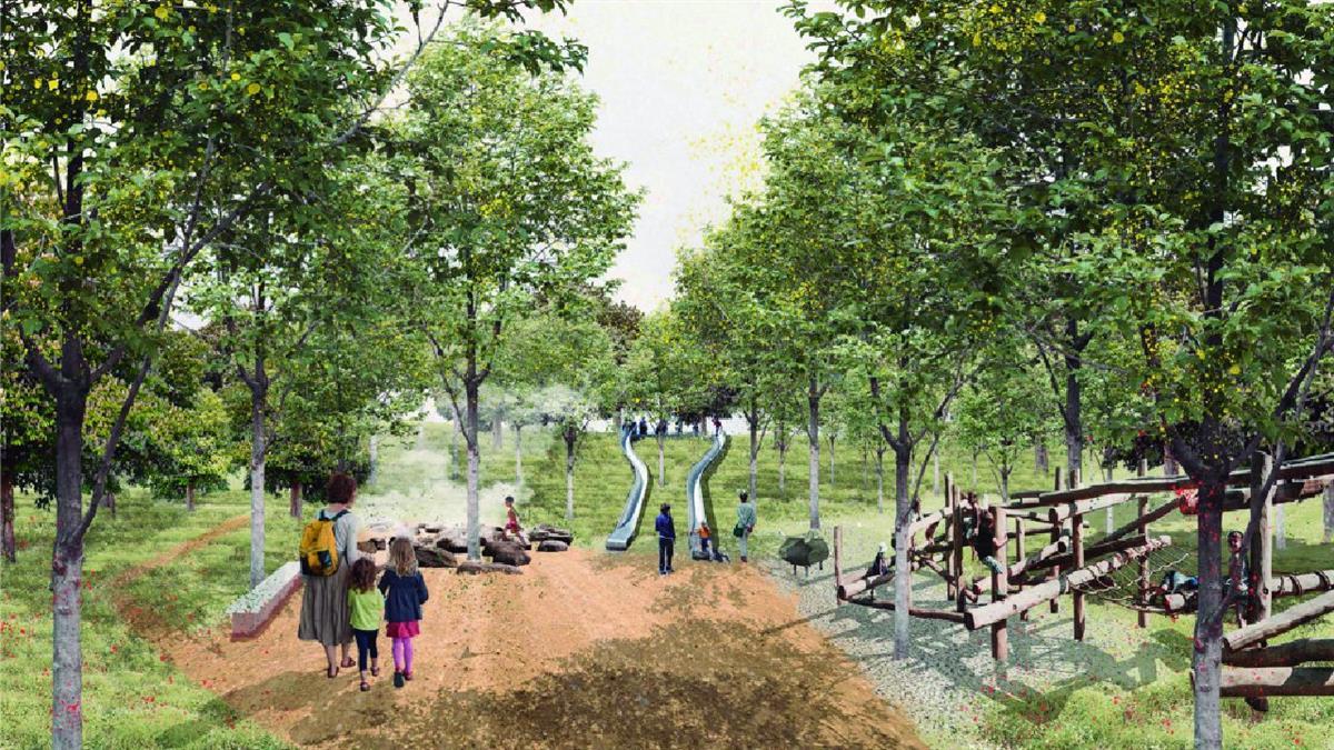 Los vecinos disfrutarán en Fuente Lucha de un gran parque forestal, tras la renaturalización de 180.000 metros cuadrados 