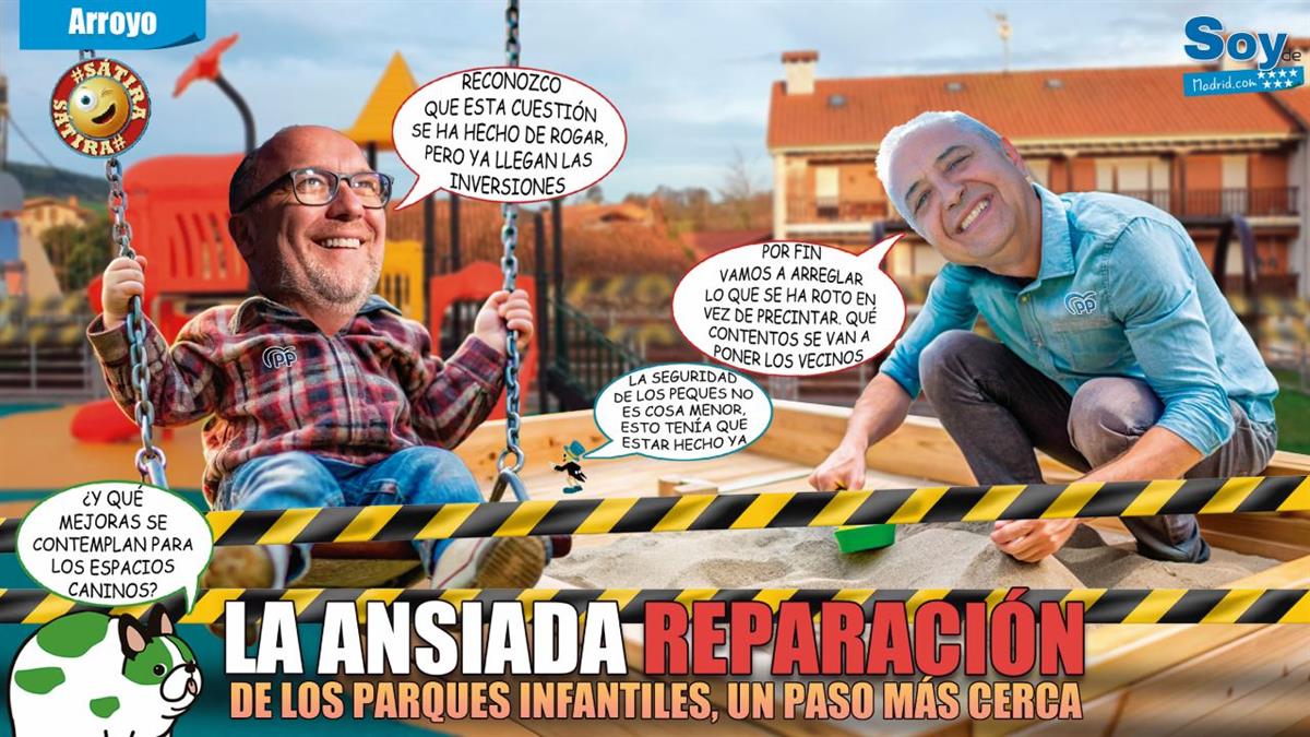 Se llevarán a cabo trabajos de mejora y reposición de columpios en las diferentes áreas de juego