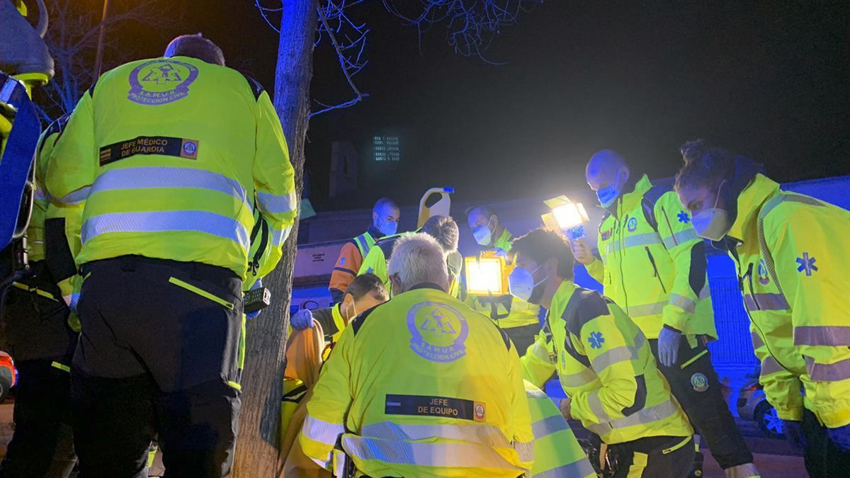 El afectado se encuentra en el Hospital Gregorio Marañón
