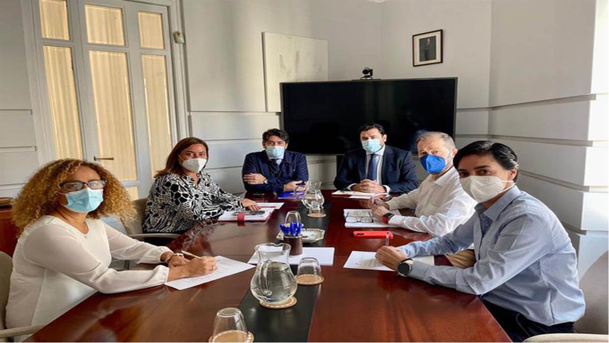 Durante una reunión entre la alcaldesa y el consejero en Madrid