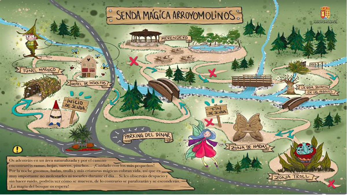 Es un recorrido de 1,5 kilómetros que atraviesa espacios naturales del municipio