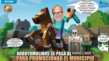 ¡Recorre los lugares emblemáticos de Arroyomolinos en Minecraft!