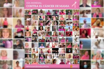 La campaña #SacaPecho de Ecovidrio da visibilidad a este cáncer con contenedores rosas