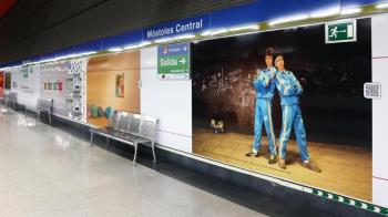 Se ha tematizado con imágenes de la colección del Centro de Arte Dos de Mayo 