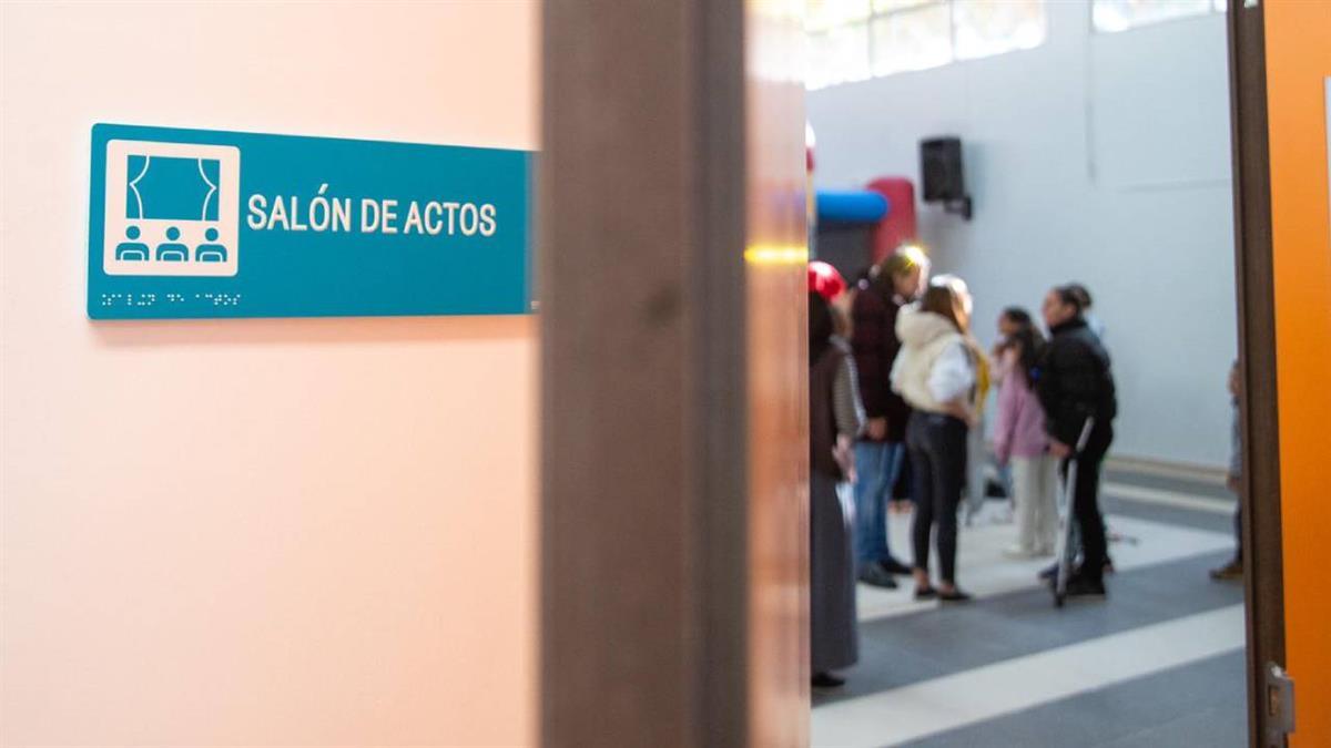 En el salón de actos del Centro Cívico María Zambrano