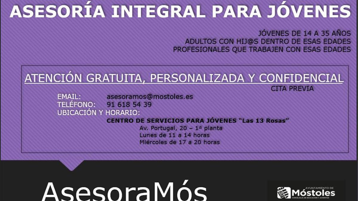 
El servicio, ofrecido por la Concejalía de Educación y Juventud, ofrece asesoramiento gratuito sobre temas laborales y familiares, entre otros. 