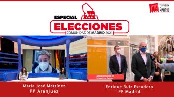 Hoy conectamos con María José Martínez (PP Aranjuez) y Enrique Ruiz Escudero (PP Madrid)