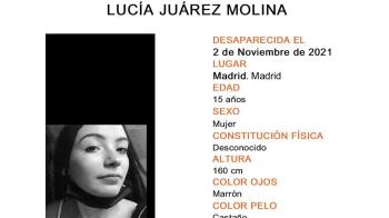 La chica desapareció el 2 de noviembre