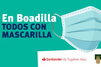 El Banco Santander ha donado 100.000 mascarillas a la ciudad