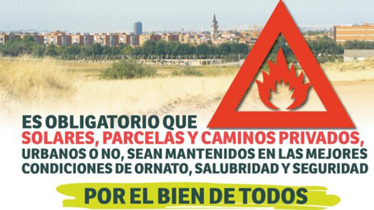 La Concejalía de Medio Ambiente de Alcalá inicia la campaña de desbroces de parcelas