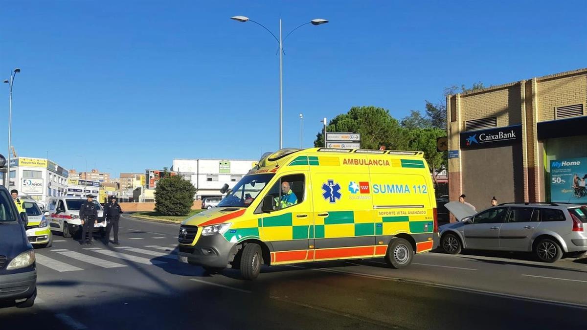 Una mujer de 54 años ha sido arrollada en la avenida Comunidad de Madrid