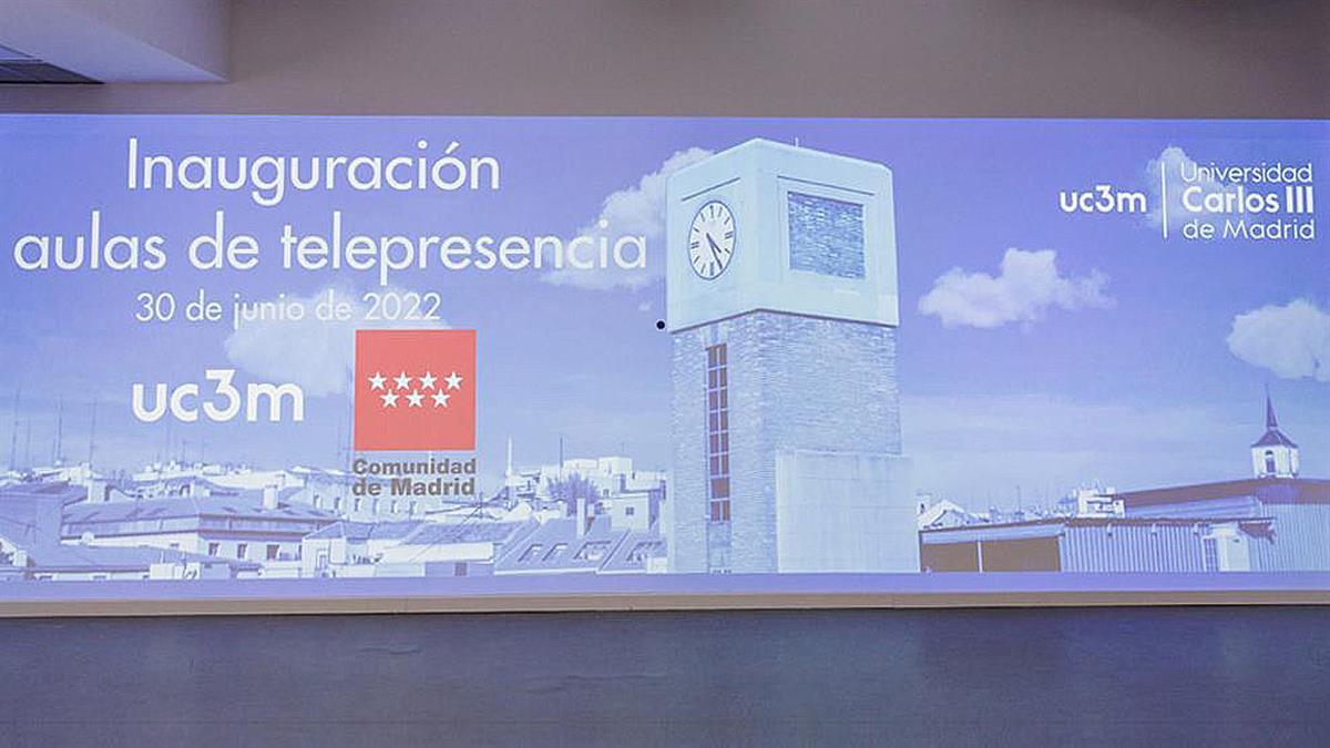 La Universidad Carlos III cuenta con estos espacios de colaboración inmersivos que se pueden interconectar 