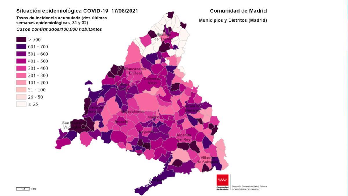 Se detectan 1.432 casos positivos, 124 más que el día anterior