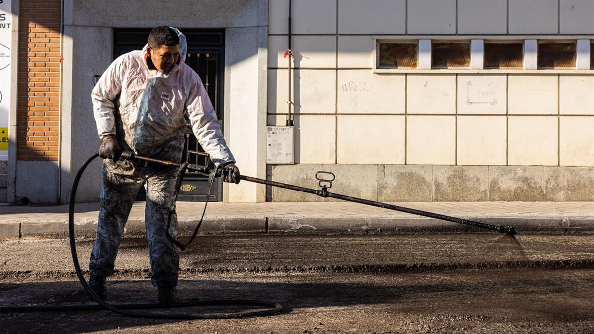 Estos trabajos se realizan para la implantación de la Zona de Bajas Emisiones 