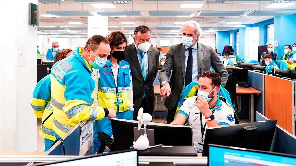 Los desplazamientos de recursos asistenciales tras una llamada de emergencia se sitúan entre los 1.500 y 1.775 diarios