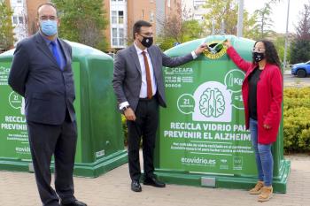 Los ciudadanos de Sanse y Alcobendas ya tienen instalados los contenedores verdes con la imagen de la campaña solidaria de EcoVidrio 
