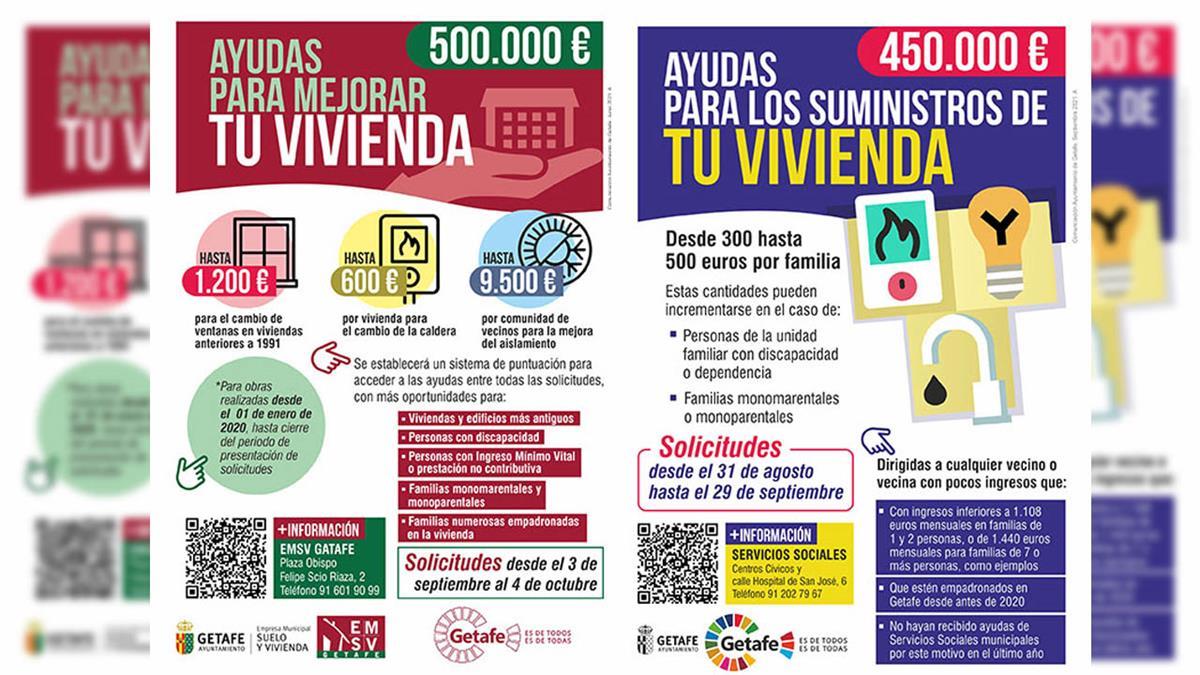 El ayuntamiento de Getafe ha expedido una ayuda con una doble vertiente para hacer frente a la vulnerabilidad energética