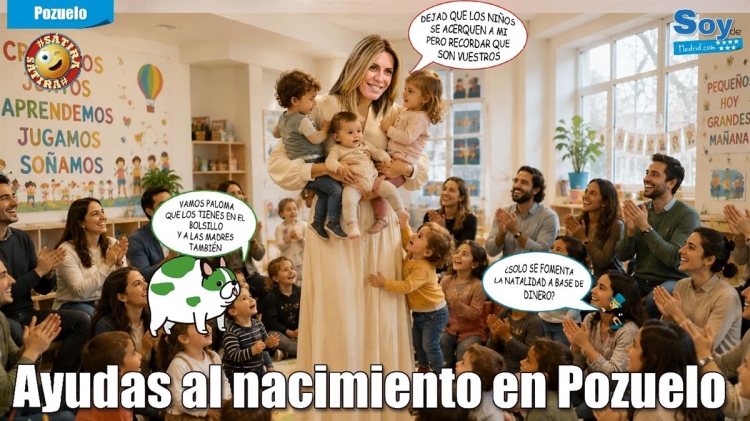Nueva convocatoria de ayudas por nacimiento en Pozuelo