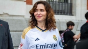 La máxima mandataria de la Comunidad de Madrid le ha definido como "el mejor presidente" del Real Madrid 