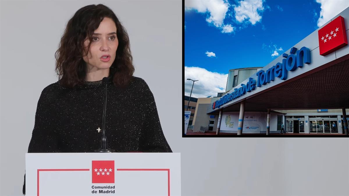 Ayuso defiende su modelo de gestión sanitaria a pesar de lo ocurrido en el Hospital de Torrejón