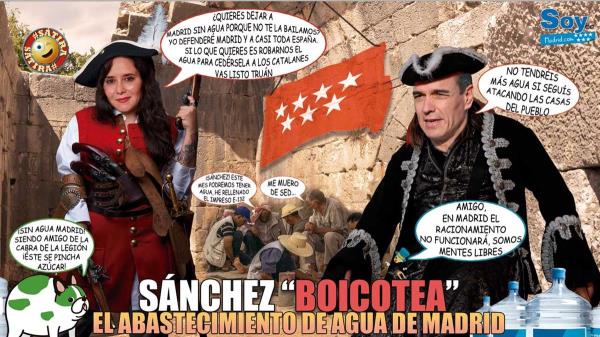 Ayuso demanda el "mezquino e inhumano" ataque de Sánchez con el Plan Hidrológico del Tajo