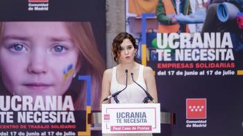 Incluirá acciones en municipios de la región, Metro de Madrid, colegios, universidades y empresas ante la crisis humanitaria por una guerra que suma más de 100 días