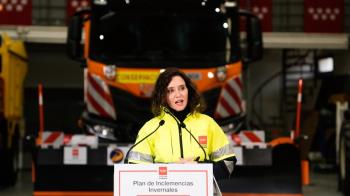 La presidenta de la Comunidad de Madrid presenta el Plan de Inclemencias 2025/2026