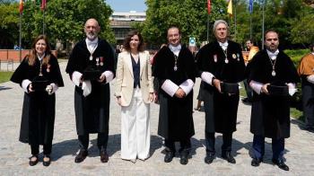 La Presidenta de la Comunidad de Madrid ha asistido al acto de investidura del nuevo rector de la UC3M