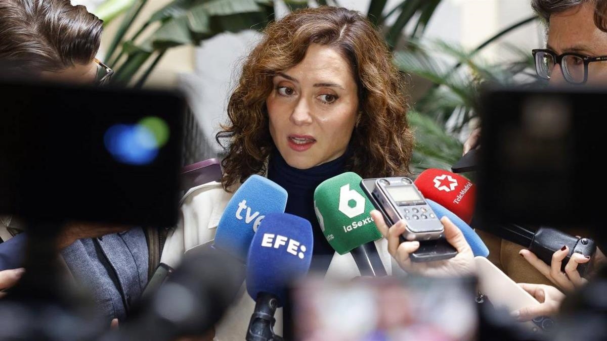 La presidenta de la Comunidad de Madrid habla de los cambios en su Gobierno