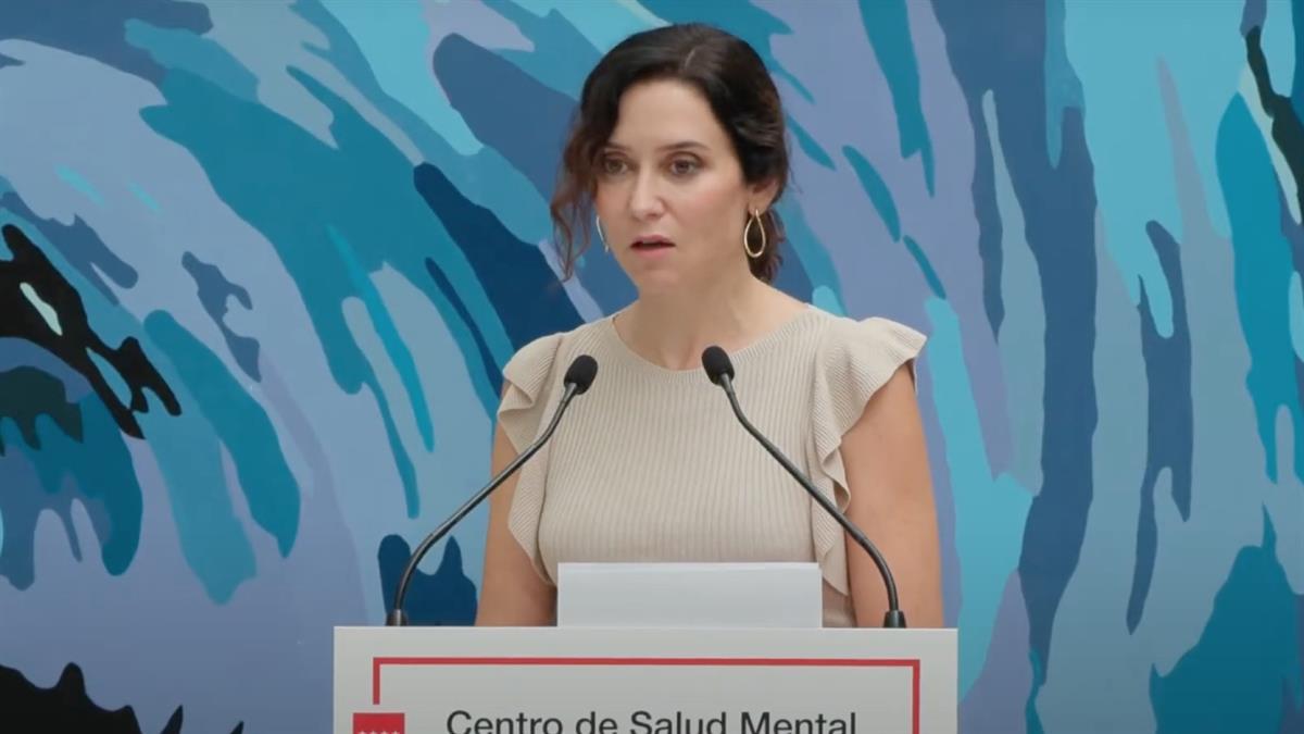 La presidenta de la Comunidad de Madrid valora la carta del presidente para que las regiones hagan el registro de objetores de conciencia al aborto