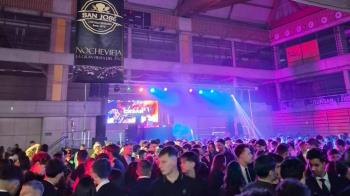 Casi 1.500 personas decidieron despedir el año en la Ciudad Deportiva Príncipe Felipe